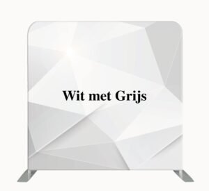 Wit met Grijs achtergrond
